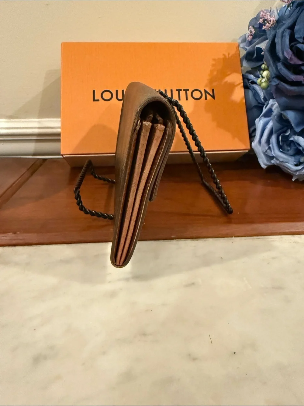 Louis Vuitton Brown Monogram Canvas Snap Wallet